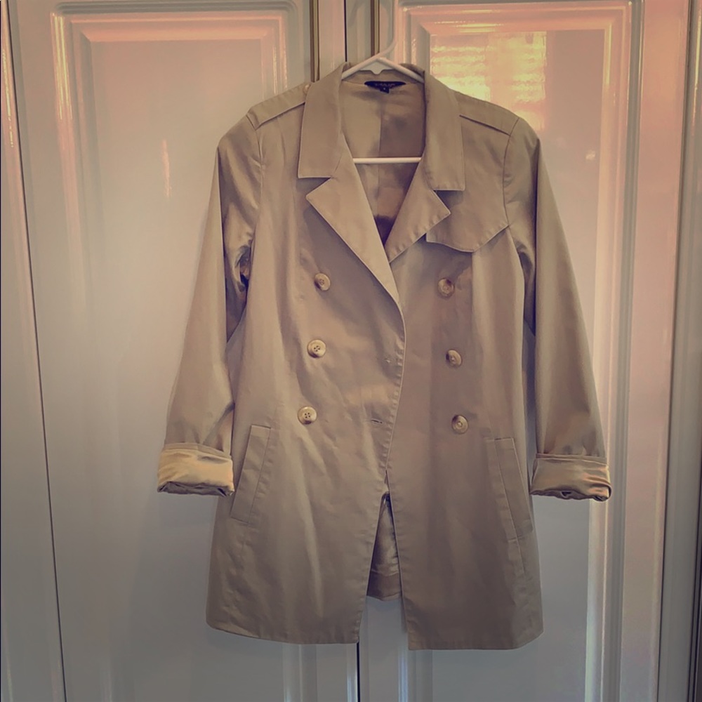 Satin lined trench